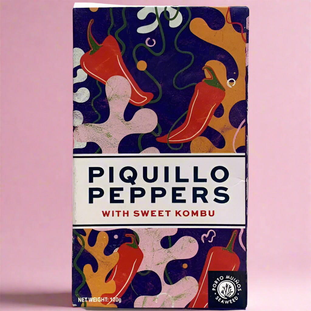 Vegetarian Conservas: piquillo peppers with sweet kombu