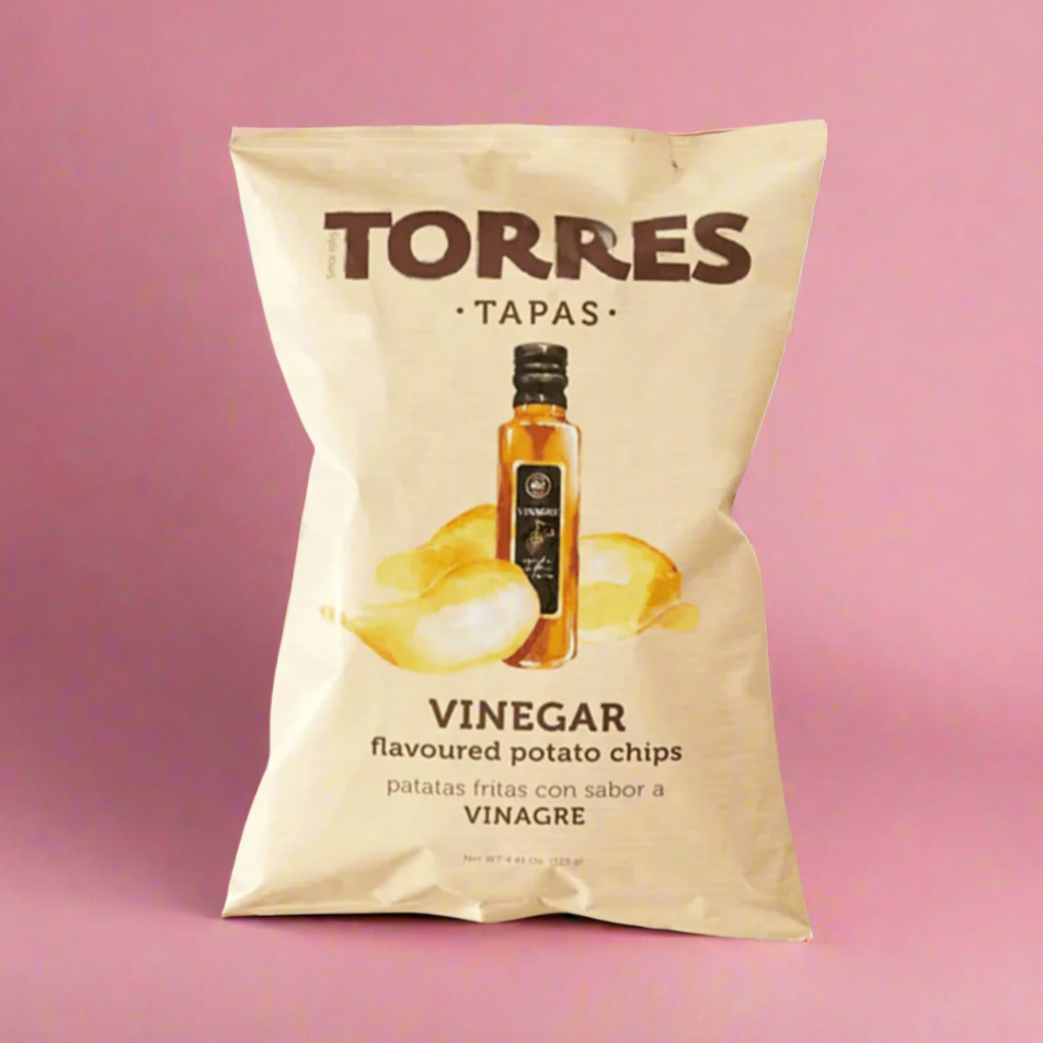 Spanish Vinegar Potato Chips, Torres Selecta, Spain [125g large bag]