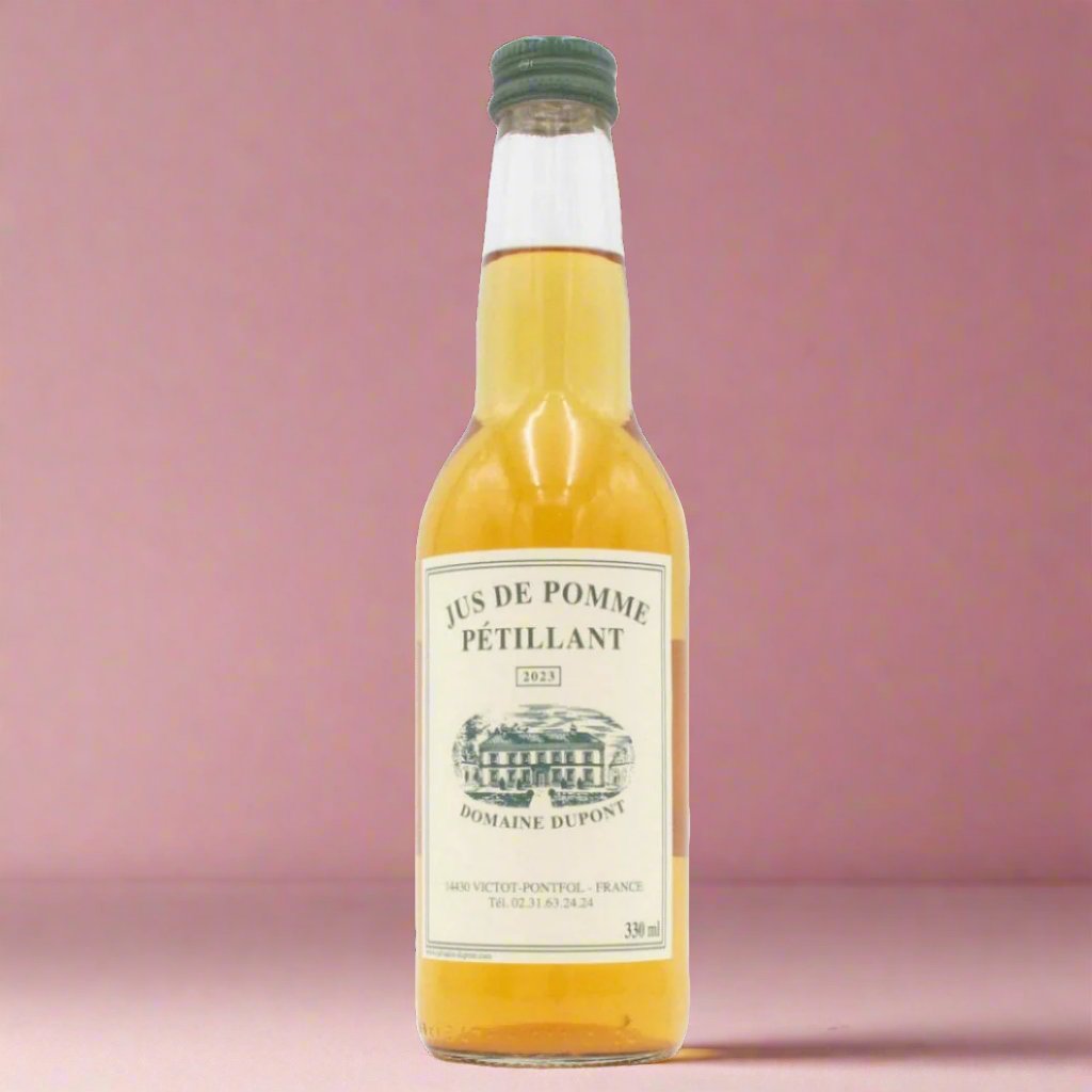 E. Dupont Jus de Pomme Petillant, Alcohol-Free Sparkling Cider, Normandy, France 330ml