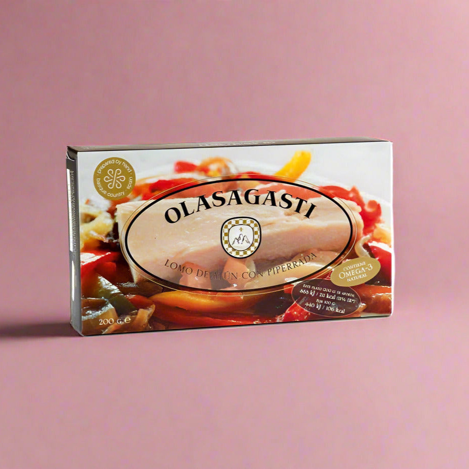 Olasagasti food packaging on a white background