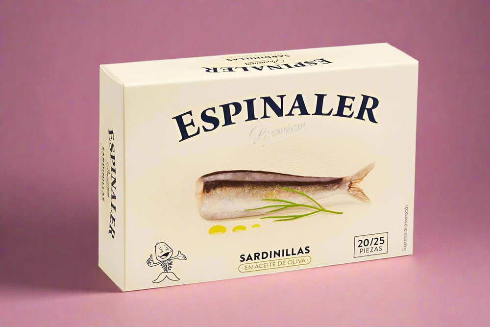 Espinaler Premium Baby Sardines in Olive Oil, Spain 