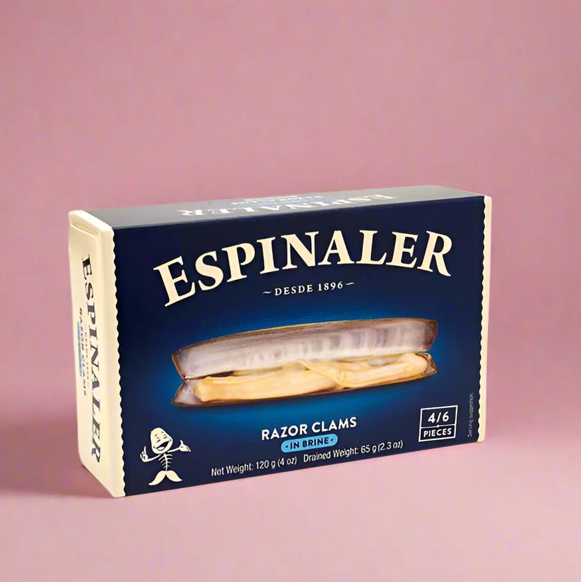 Espinaler Trimmed Razor Clams in Brine, Spain - DECANTsf