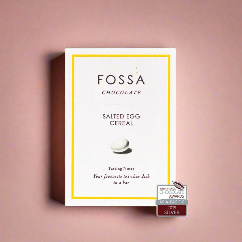 Fossa Salted Egg Cereal Blond Chocolate, Singapore