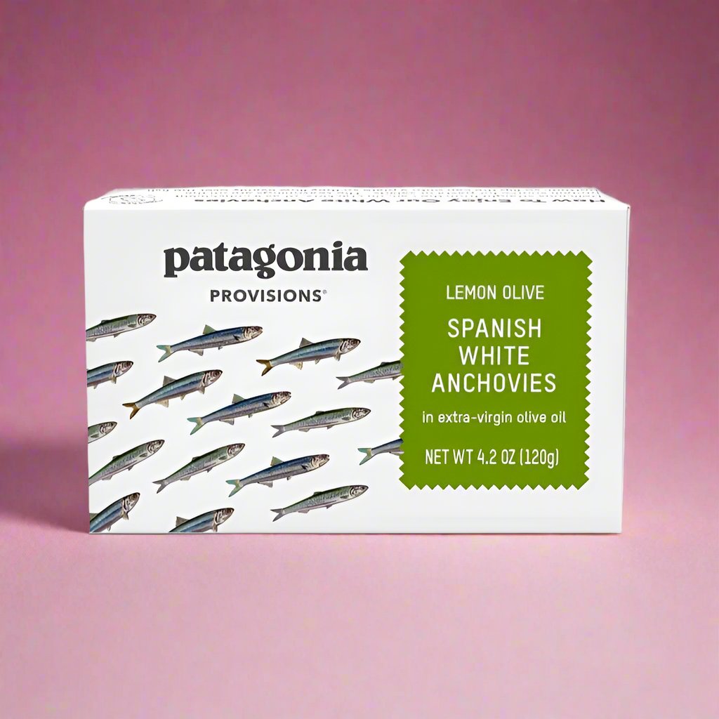 Patagonia Provisions Roasted Garlic White Anchovies, Spain - DECANTsf