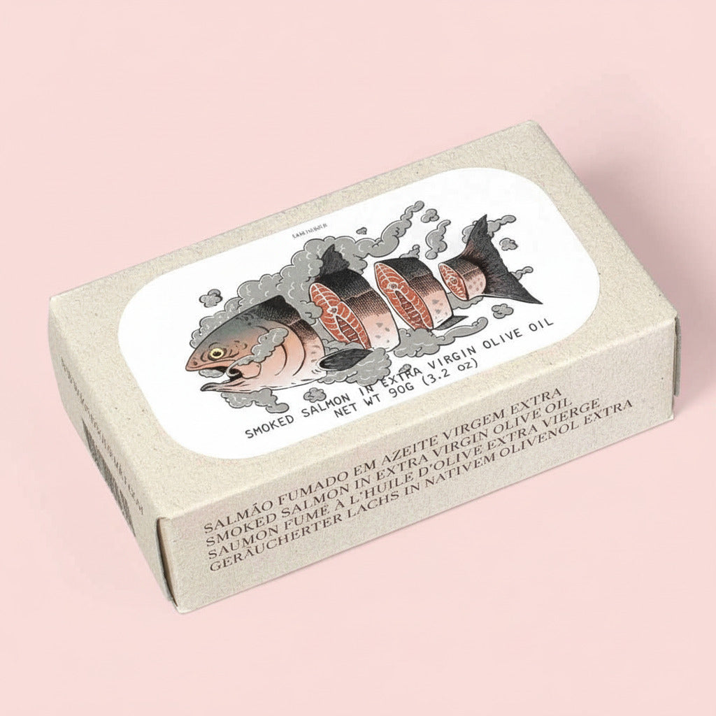 Smoked Salmon in EVOO, Jose Gourmet, Norway - DECANTsf